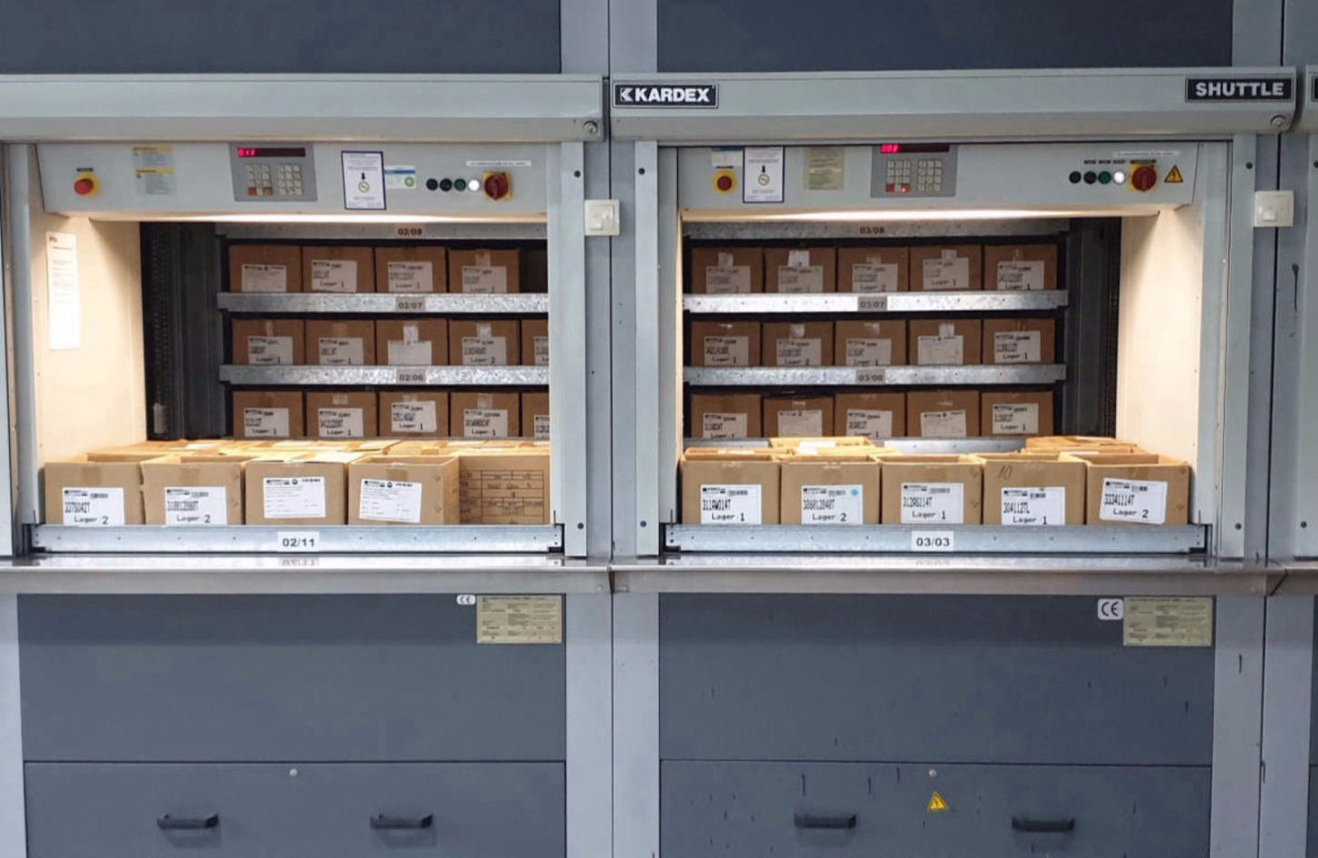 kardex-gebrauchte-lagerlifte- shuttle NT  250