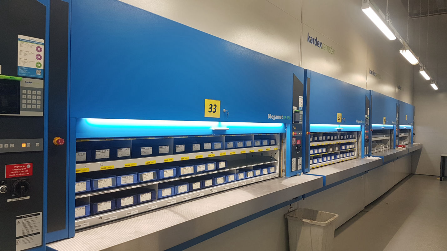 Kardex Remstar Umlaufregale Megamat RS 350