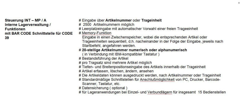 kardex umlaufregal paternoster typ 115-1411-4