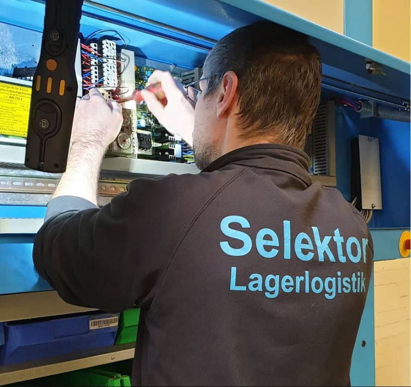 Reparatur an Intertex Umlaufregal